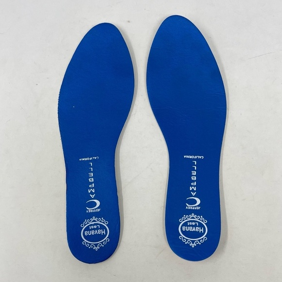 Jeffrey Campbell Shoes Womens 7 Havana Last Black Rain Boots Rubber Elastic Side - Picture 6 of 8